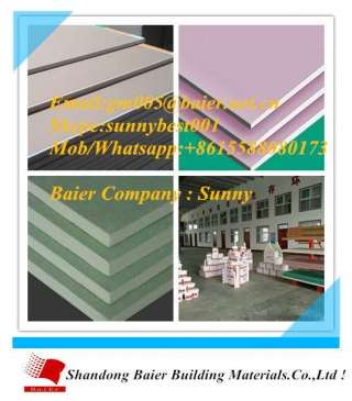 Shandong Baier Fireproof Gypsum Plaster Boards